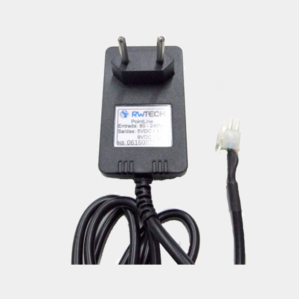 Fonte de Alimentação para Relógio de Ponto RwTech