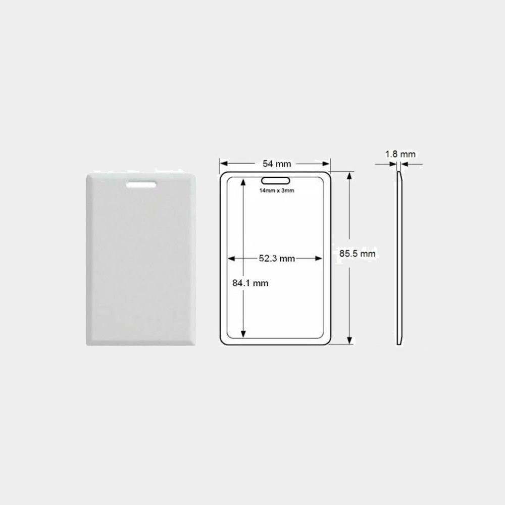 Cartão de Proximidade 125 KHZ TK4100 - CLAMSHELL - Imagem 2